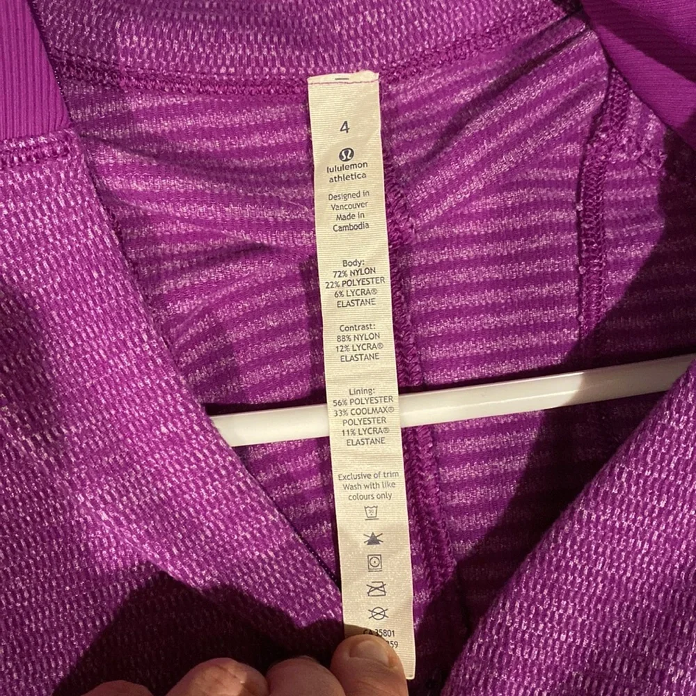 Purple Lululemon Jacket - Picture 3 of 3